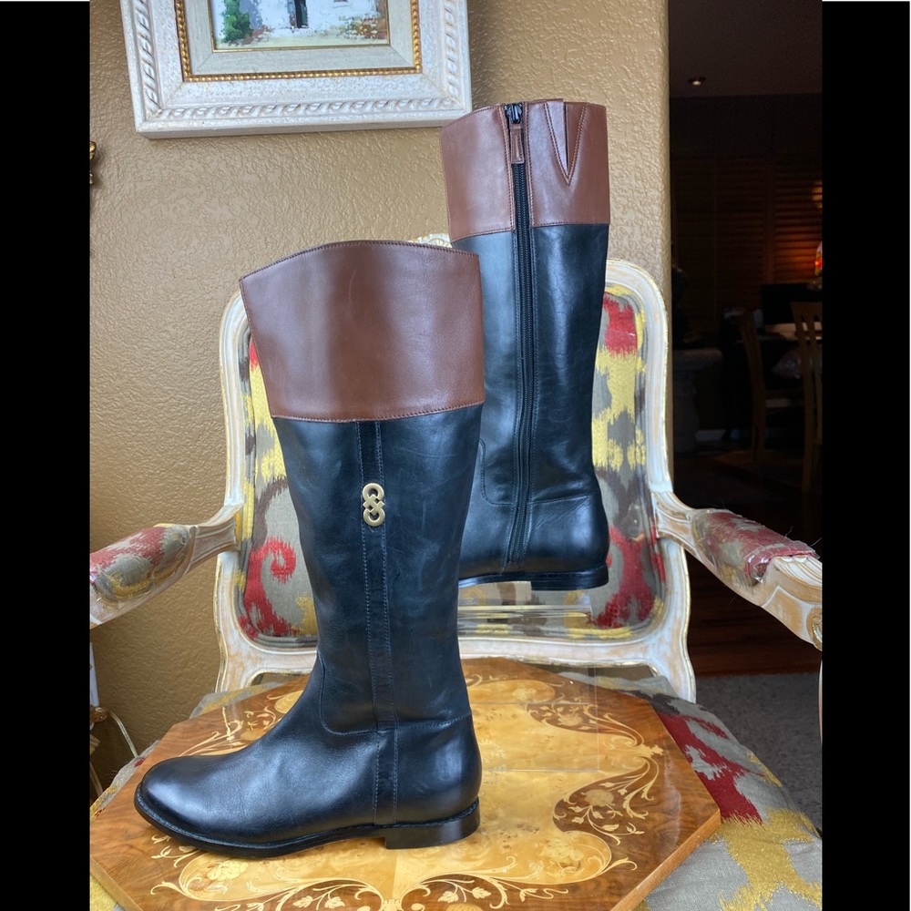 Cole Haan Beautiful Leather Rigby Riding Boots - Picture 5 of 16